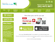 Tablet Screenshot of batemansbayvet.com.au